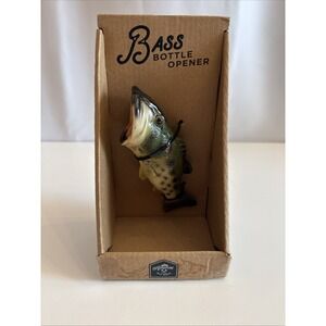 Large Mouth Bass H'Duty 6" Bottle Opener Lifelike detail functional collectible